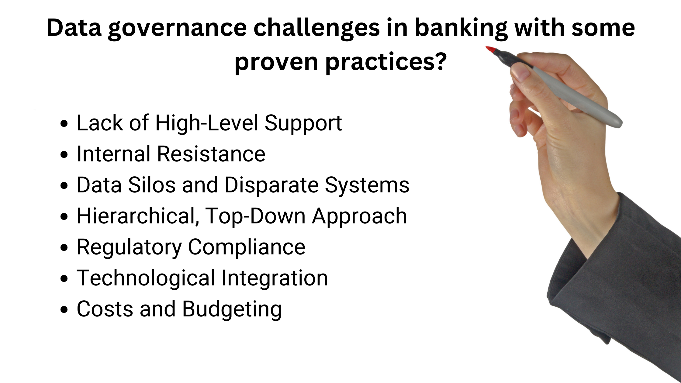 How do we solve data governance challenges in banking with some proven practices?